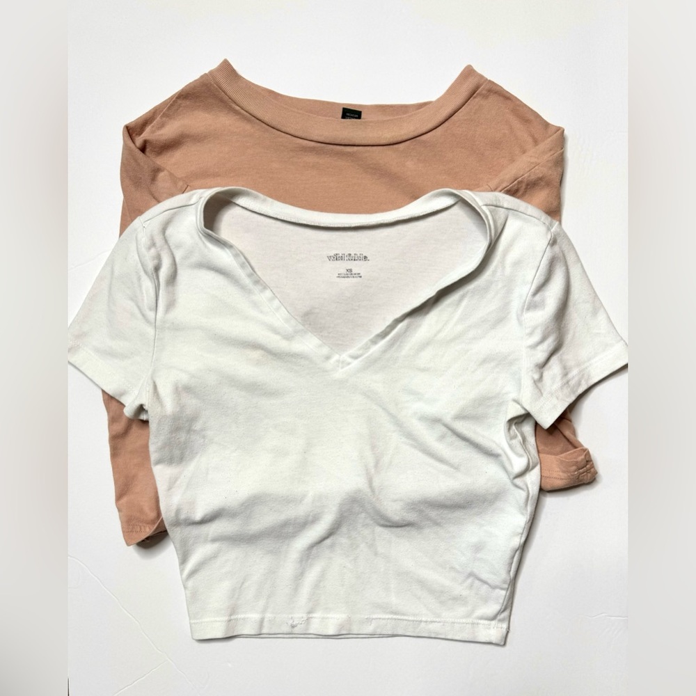 Two XS Wild Fable Crop Tops